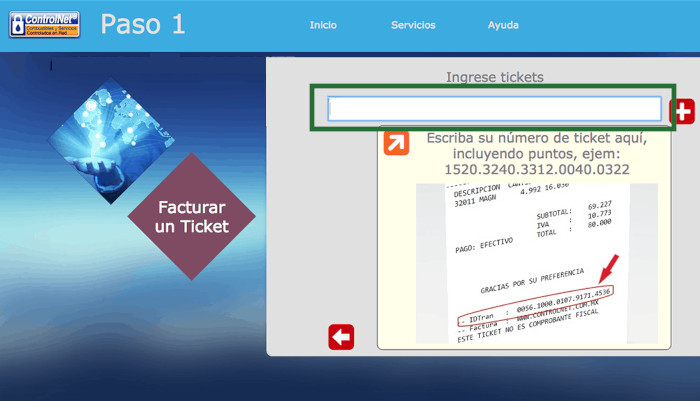Factura electrónica de ControlNet