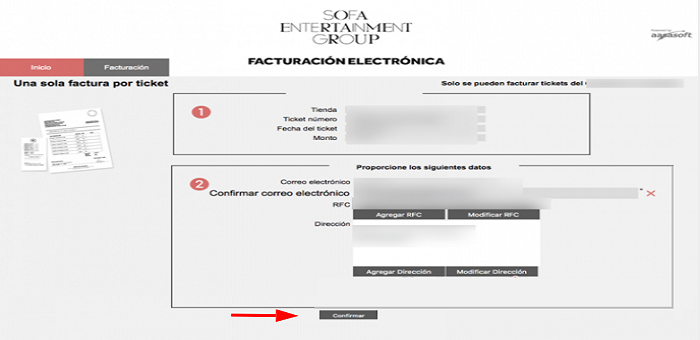 verificación de datos ingresados