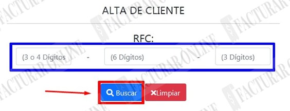 Alta del cliente