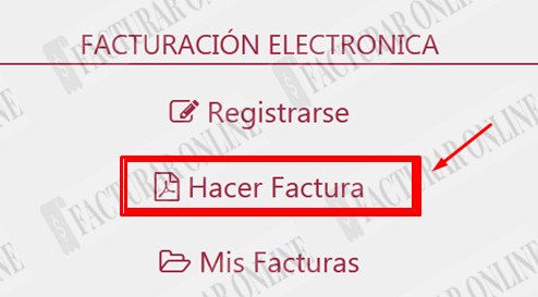 Realizar factura de tiendas garis