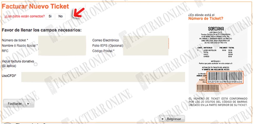 verifica la informacion de mega soriana
