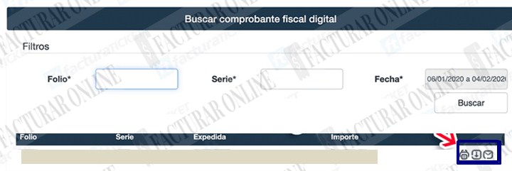 descarga de la factura electronica 