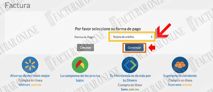 metodo de pago