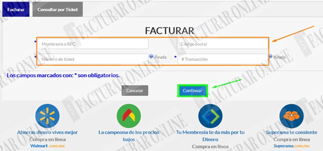 facturacion superama